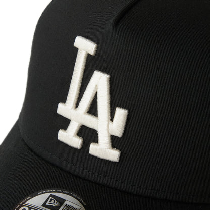 9FORTY A-Frame Trucker Kids Los Angeles Dodgers Embroidered Mesh Black Snapback