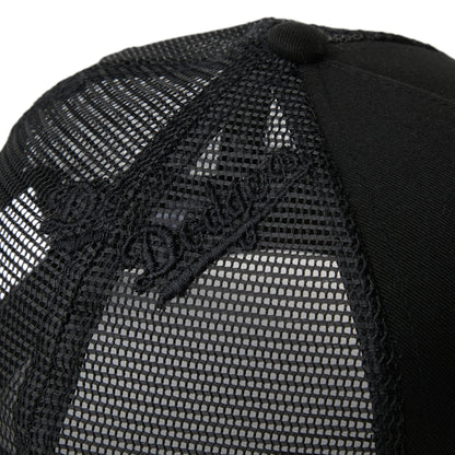 9FORTY A-Frame Trucker Kids Los Angeles Dodgers Embroidered Mesh Black Snapback