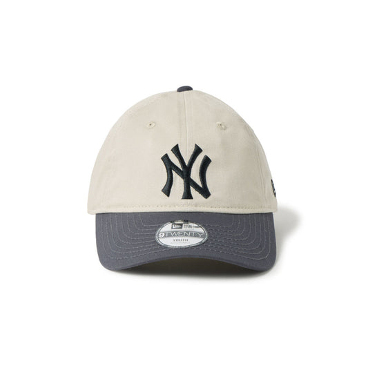 9TWENTY Kids New York Yankees 2-Tone Stone Grey Adjustable