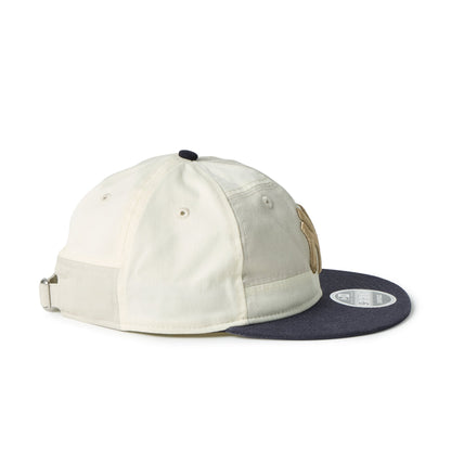 9FIFTY Retro Crown New York Yankees Patchwork 2-Tone Navy Visor Chrome White Adjustable