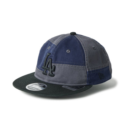 9FIFTY Retro Crown Los Angeles Dodgers Patchwork Black Visor Graphite Adjustable