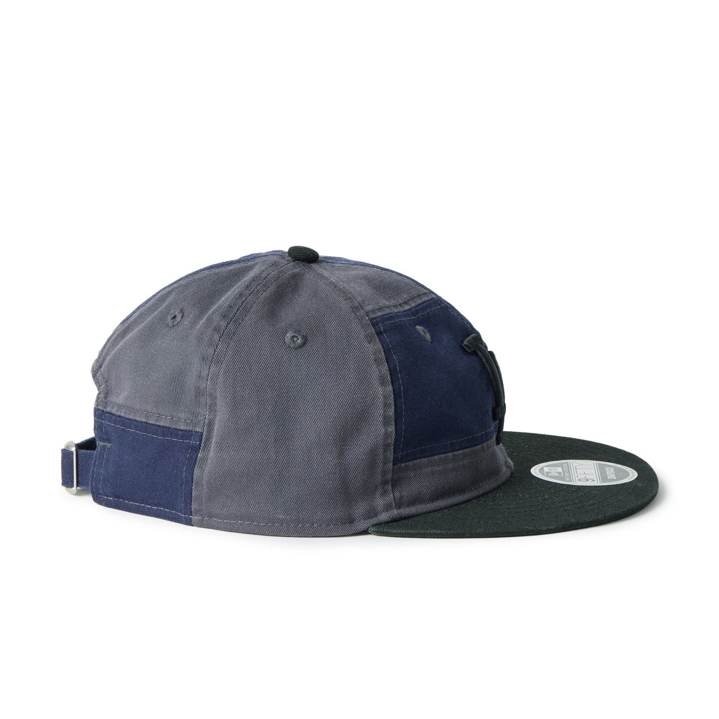 9FIFTY Retro Crown Los Angeles Dodgers Patchwork Black Visor Graphite Adjustable