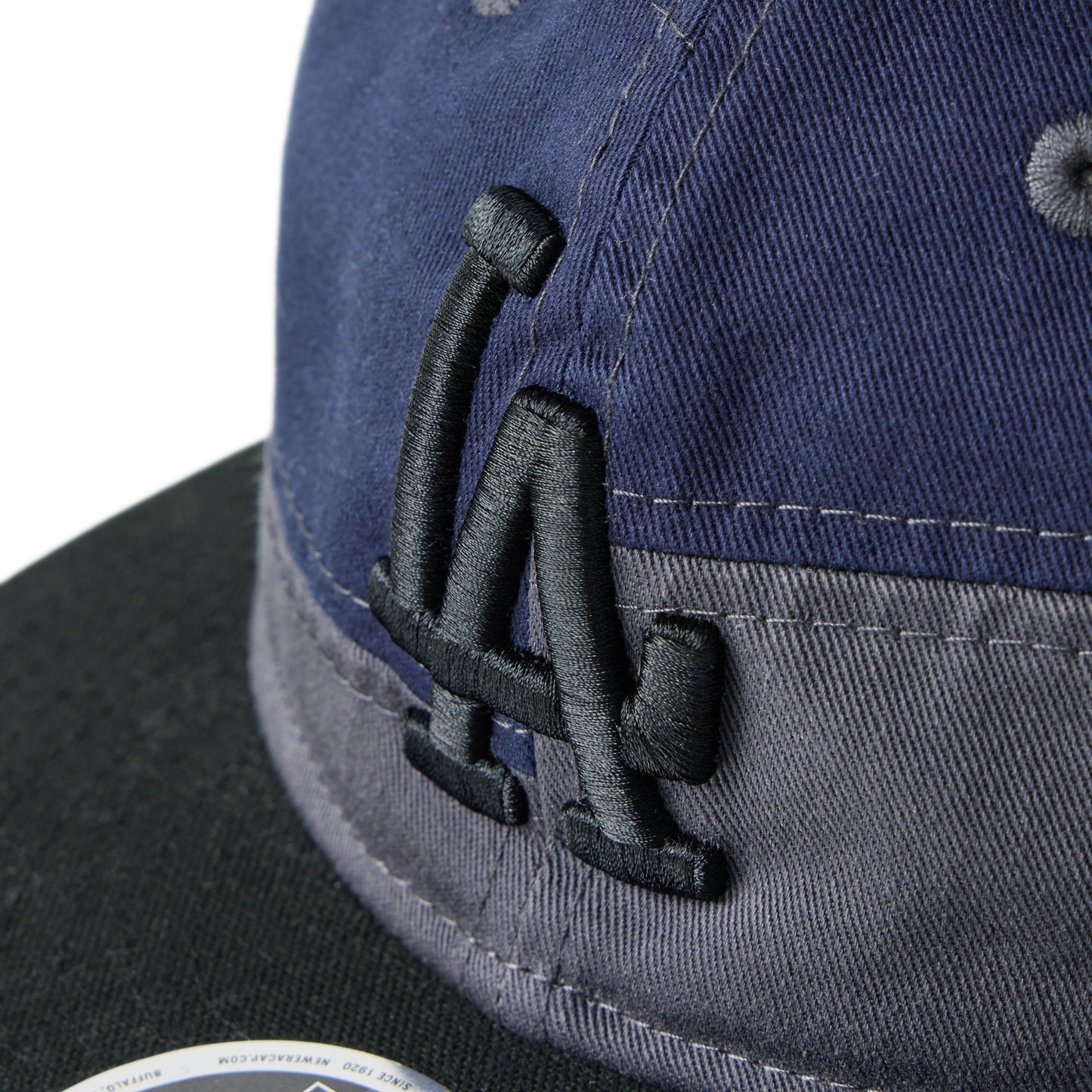9FIFTY Retro Crown Los Angeles Dodgers Patchwork Black Visor Graphite Adjustable