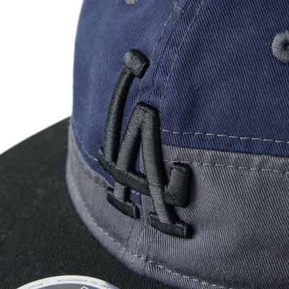 9FIFTY Retro Crown Los Angeles Dodgers Patchwork Black Visor Graphite Adjustable