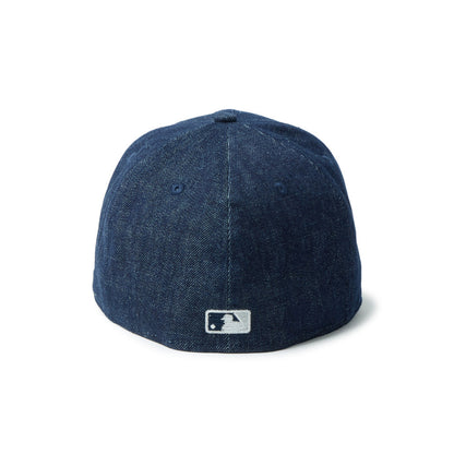 59FIFTY New York Yankees Chain Stitch Denim Navy Fitted