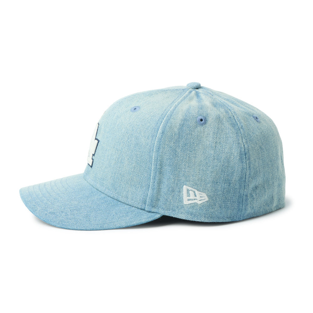 59FIFTY Los Angeles Dodgers Chain Stitch Washed Denim Fitted