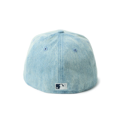 59FIFTY Los Angeles Dodgers Chain Stitch Washed Denim Fitted