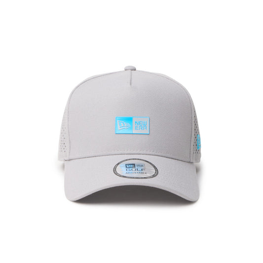 9FORTY A-Frame Golf Laser Perforated Box Logo Grey Snapback