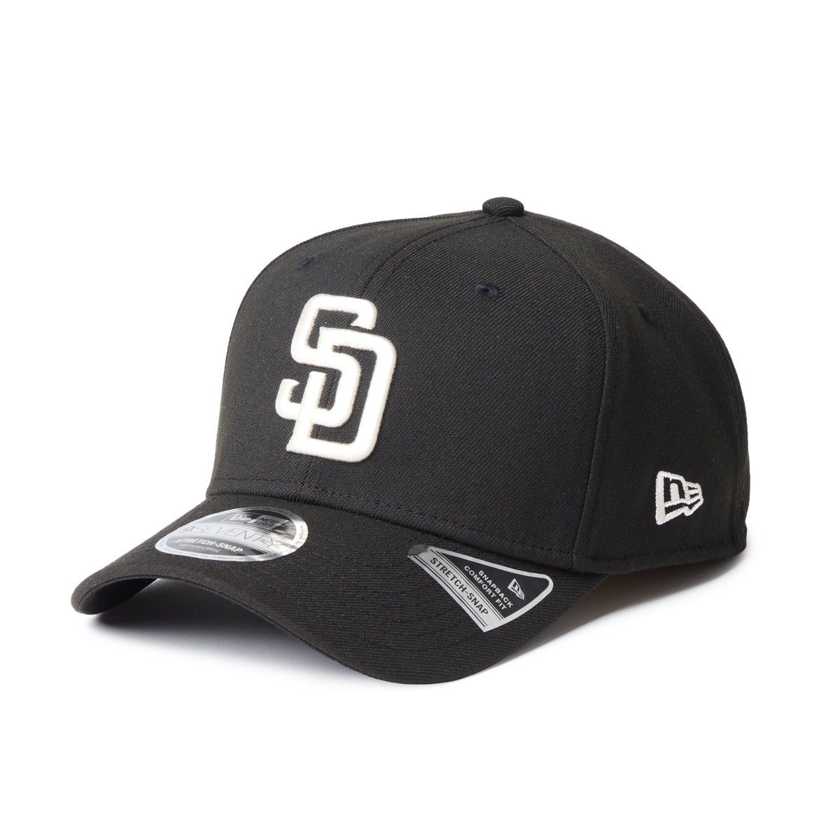 9SEVENTY San Diego Padres Stretch Snap Black Snapback