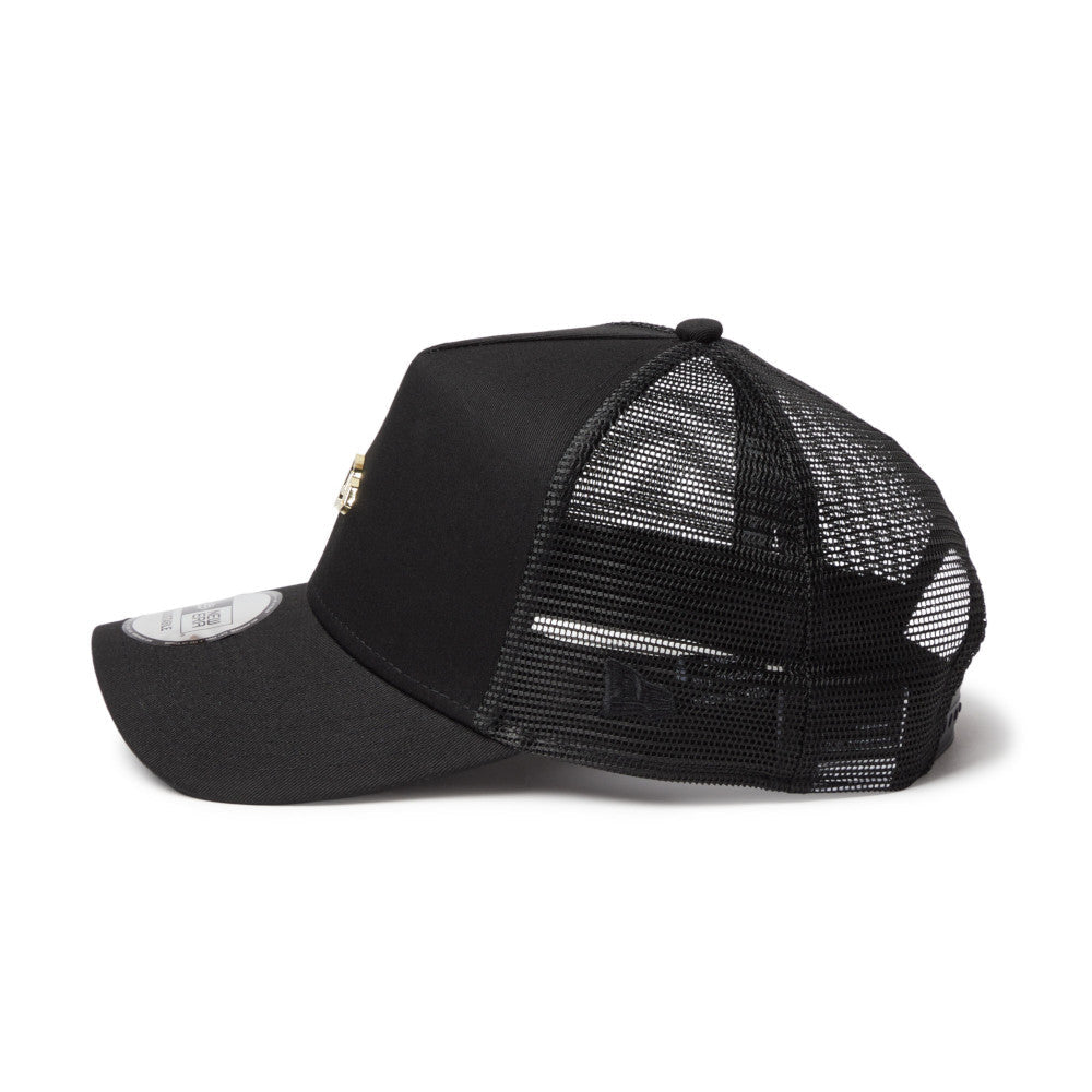9FORTY A-Frame Trucker Metal Flag Black Snapback