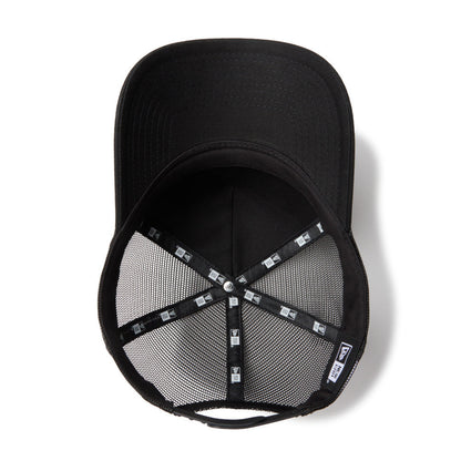 9FORTY A-Frame Trucker Metal Flag Black Snapback
