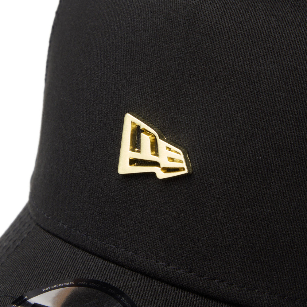 9FORTY A-Frame Trucker Metal Flag Black Snapback