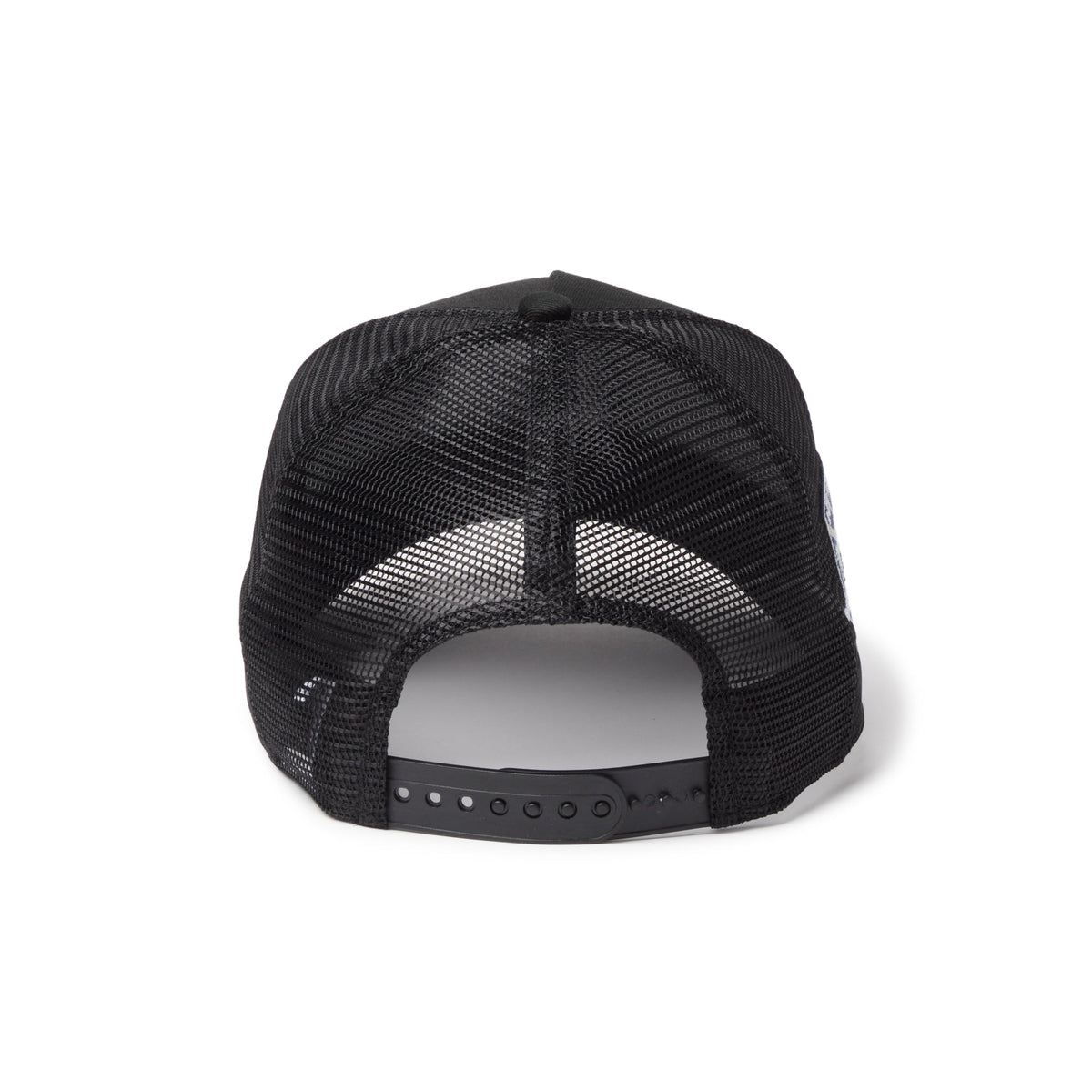9FORTY A-Frame Trucker Los Angeles Dodgers Side Patch Black Snapback