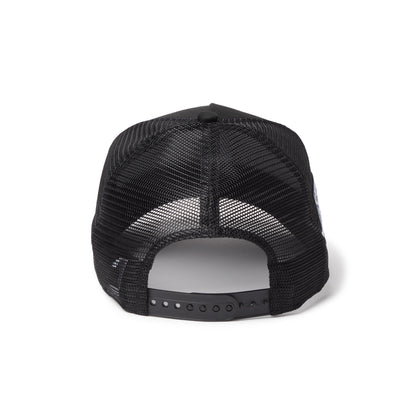 9FORTY A-Frame Trucker Los Angeles Dodgers Side Patch Black Snapback