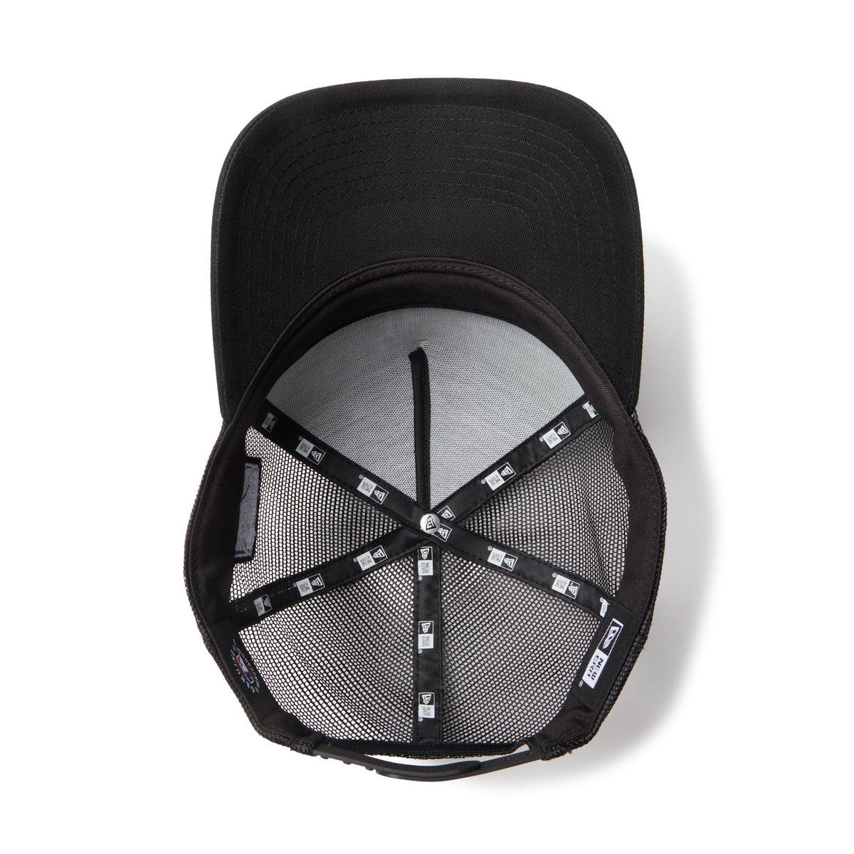 9FORTY A-Frame Trucker Los Angeles Dodgers Side Patch Black Snapback