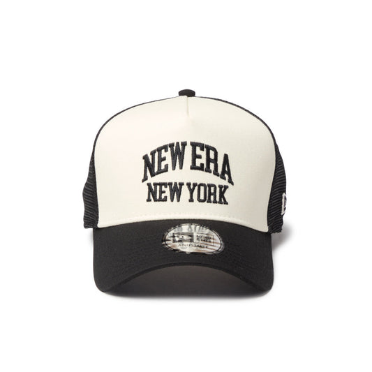 9FORTY A-Frame Trucker New York College Cream Black Snapback