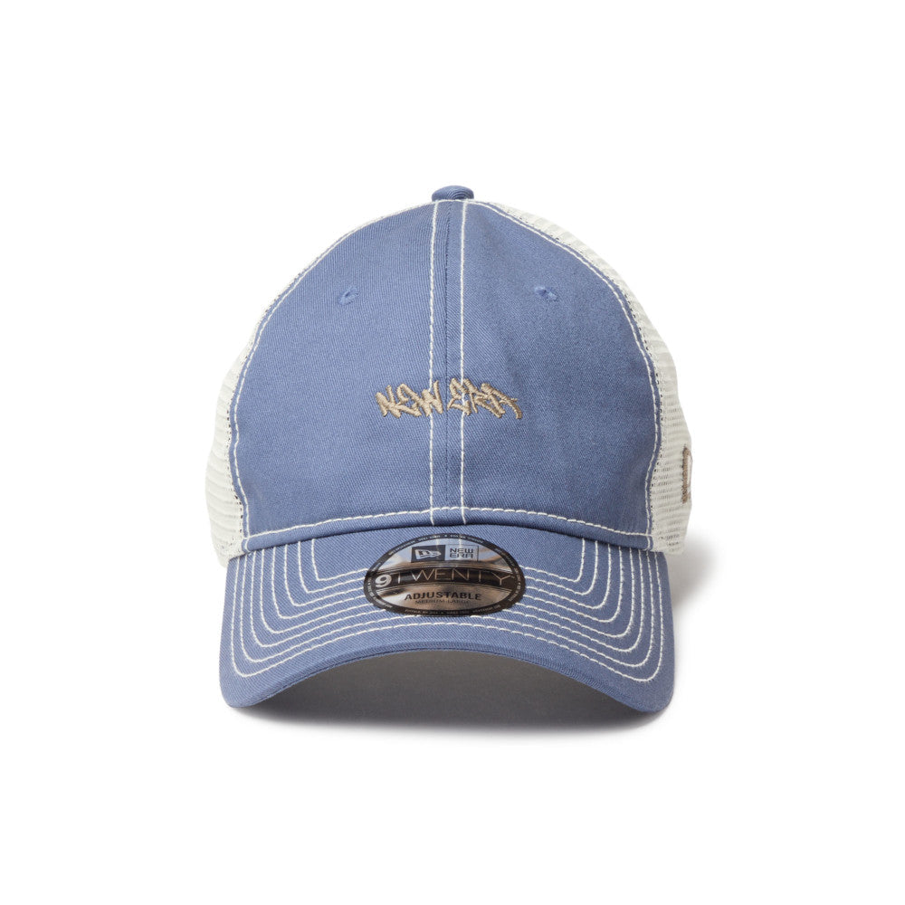 9TWENTY Trucker Tagging Logo Mini Slate/Chrome White Adjustable