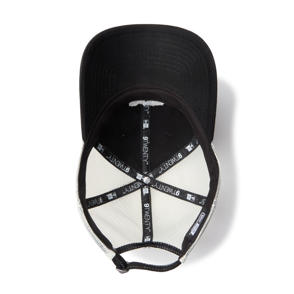 9TWENTY Trucker Tagging Logo Mini Black/Chrome White Adjustable