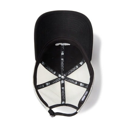 9TWENTY Trucker Tagging Logo Mini Black/Chrome White Adjustable