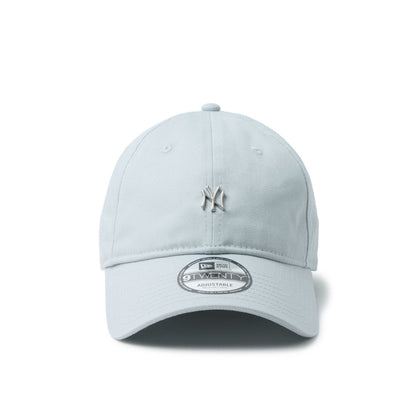 9TWENTY New York Yankees Metal Logo Mini Blue Grey Adjustable