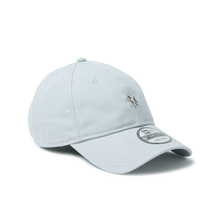 9TWENTY New York Yankees Metal Logo Mini Blue Grey Adjustable