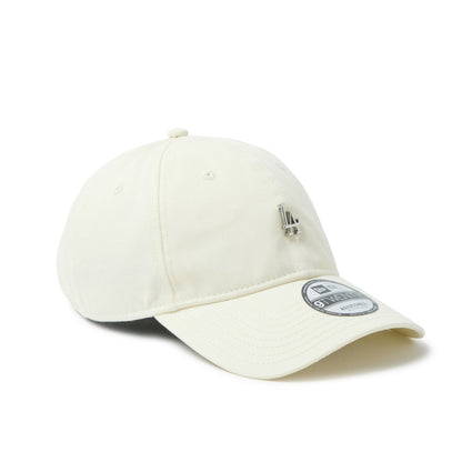 9TWENTY Los Angeles Dodgers Metal Logo Mini Chrome White Adjustable