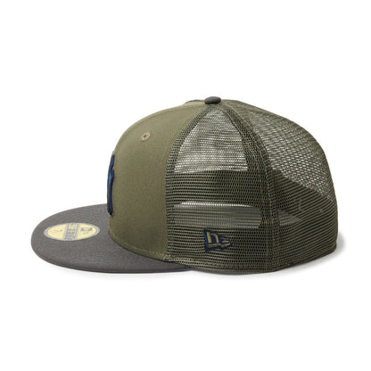 59FIFTY Trucker New York Yankees MLB Hydrangea Olive Fitted
