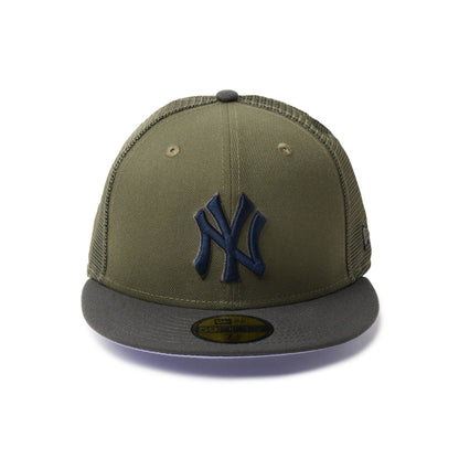 59FIFTY Trucker New York Yankees MLB Hydrangea Olive Fitted