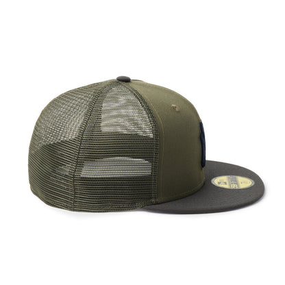 59FIFTY Trucker New York Yankees MLB Hydrangea Olive Fitted