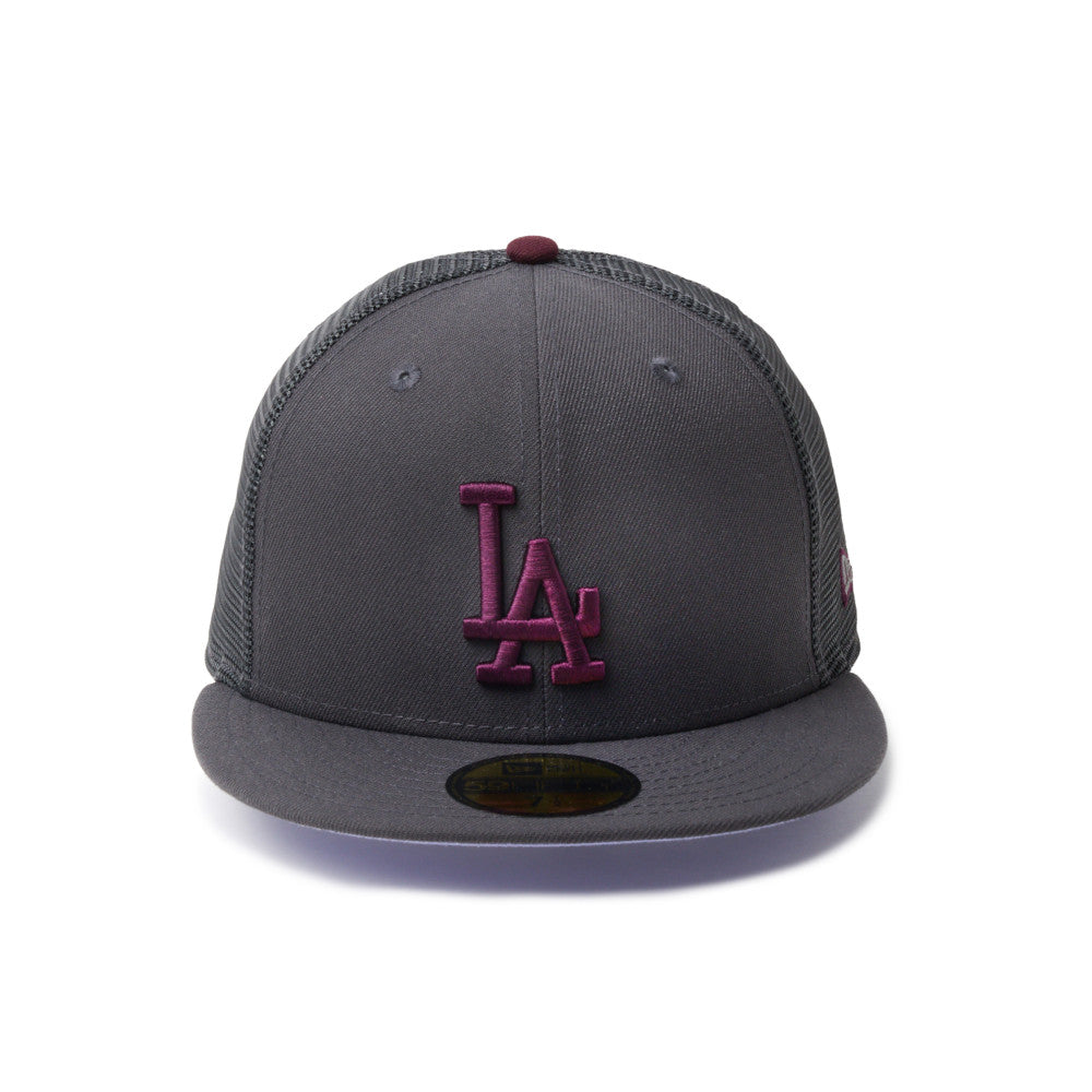 59FIFTY Trucker Los Angeles Dodgers MLB Hydrangea Gray Fitted