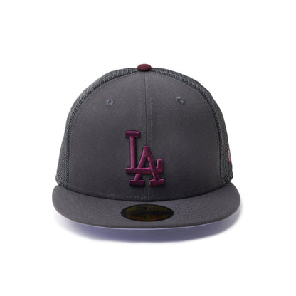 59FIFTY Trucker Los Angeles Dodgers MLB Hydrangea Gray Fitted