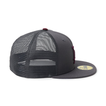 59FIFTY Trucker Los Angeles Dodgers MLB Hydrangea Gray Fitted