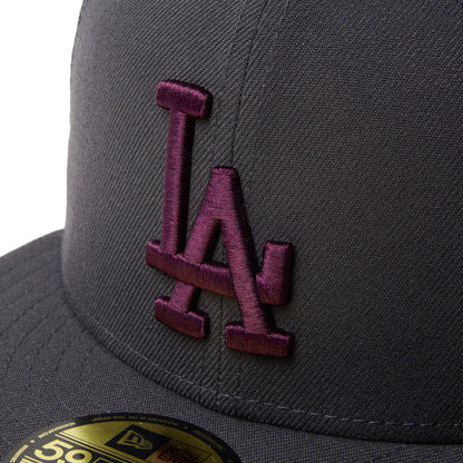 59FIFTY Trucker Los Angeles Dodgers MLB Hydrangea Gray Fitted
