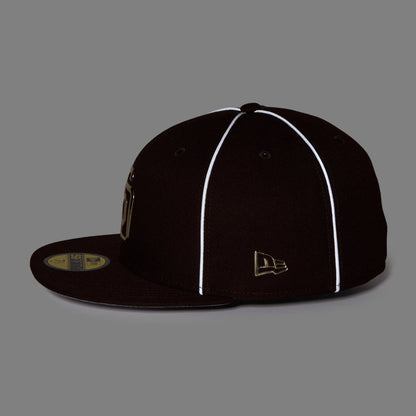59FIFTY San Diego Padres New Era x MLB x Hajime Sorayama TPU Logo Burntwood Fitted