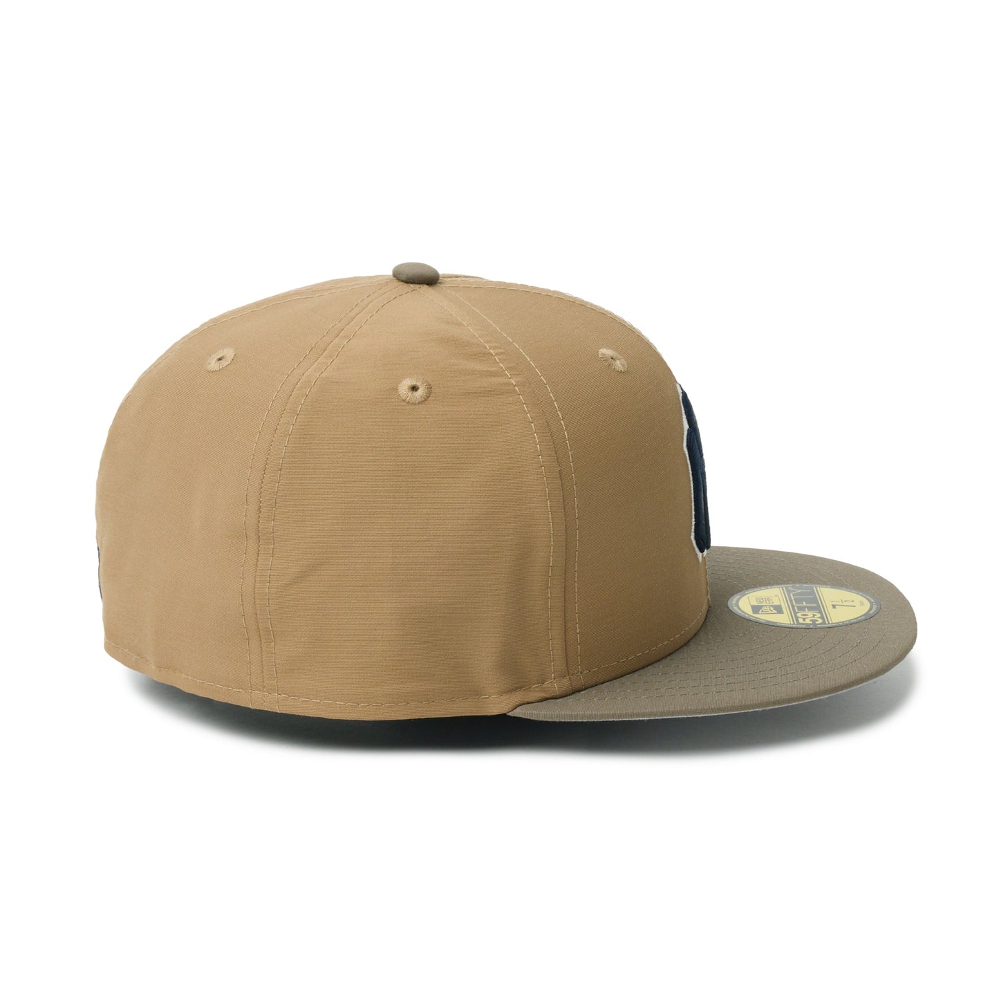 59FIFTY New York Yankees Grosgrain 2-Tone Olive Visor Khaki Fitted