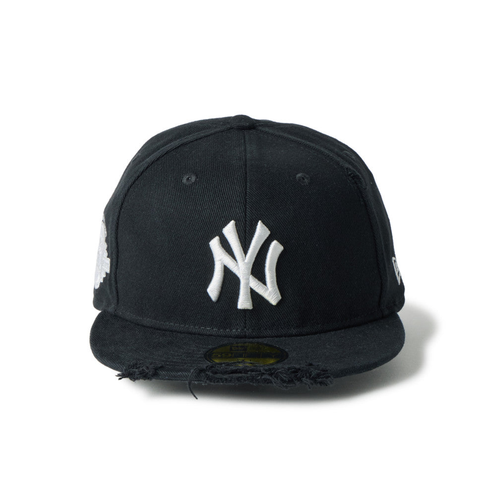59FIFTY New York Yankees Damaged Twill Black Fitted