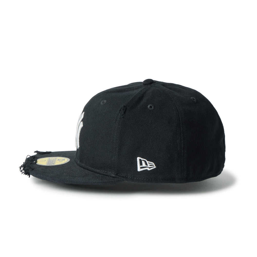 59FIFTY New York Yankees Damaged Twill Black Fitted