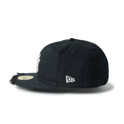 59FIFTY New York Yankees Damaged Twill Black Fitted