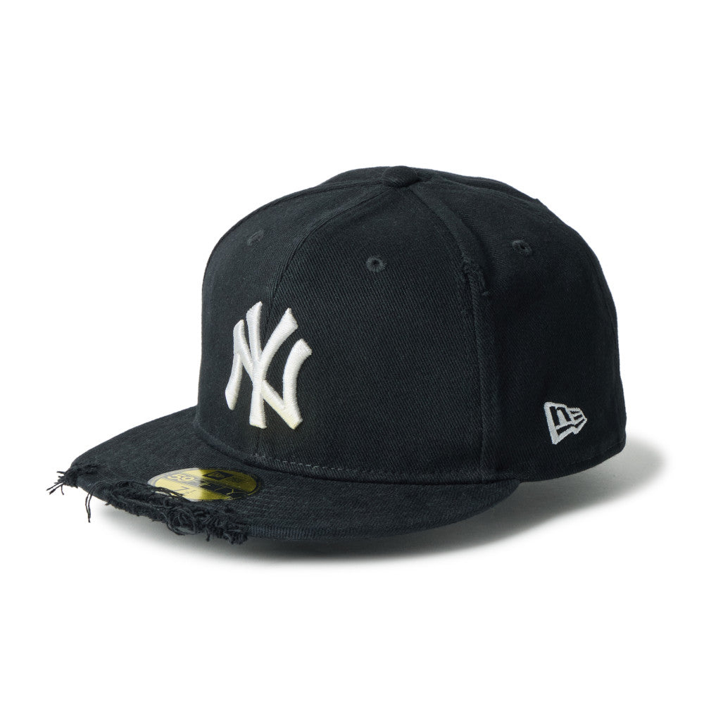 59FIFTY New York Yankees Damaged Twill Black Fitted