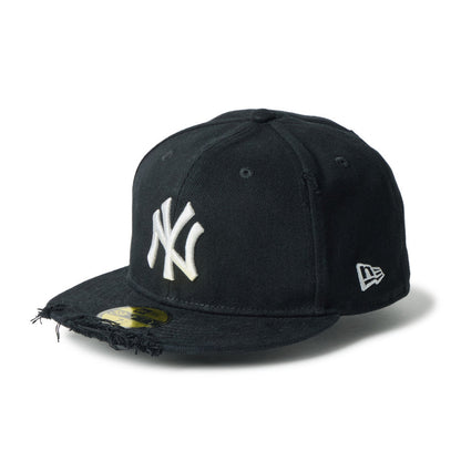 59FIFTY New York Yankees Damaged Twill Black Fitted