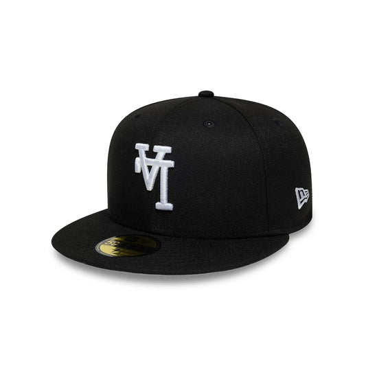 59FIFTY Los Angeles Dodgers Upside Down Black Fitted