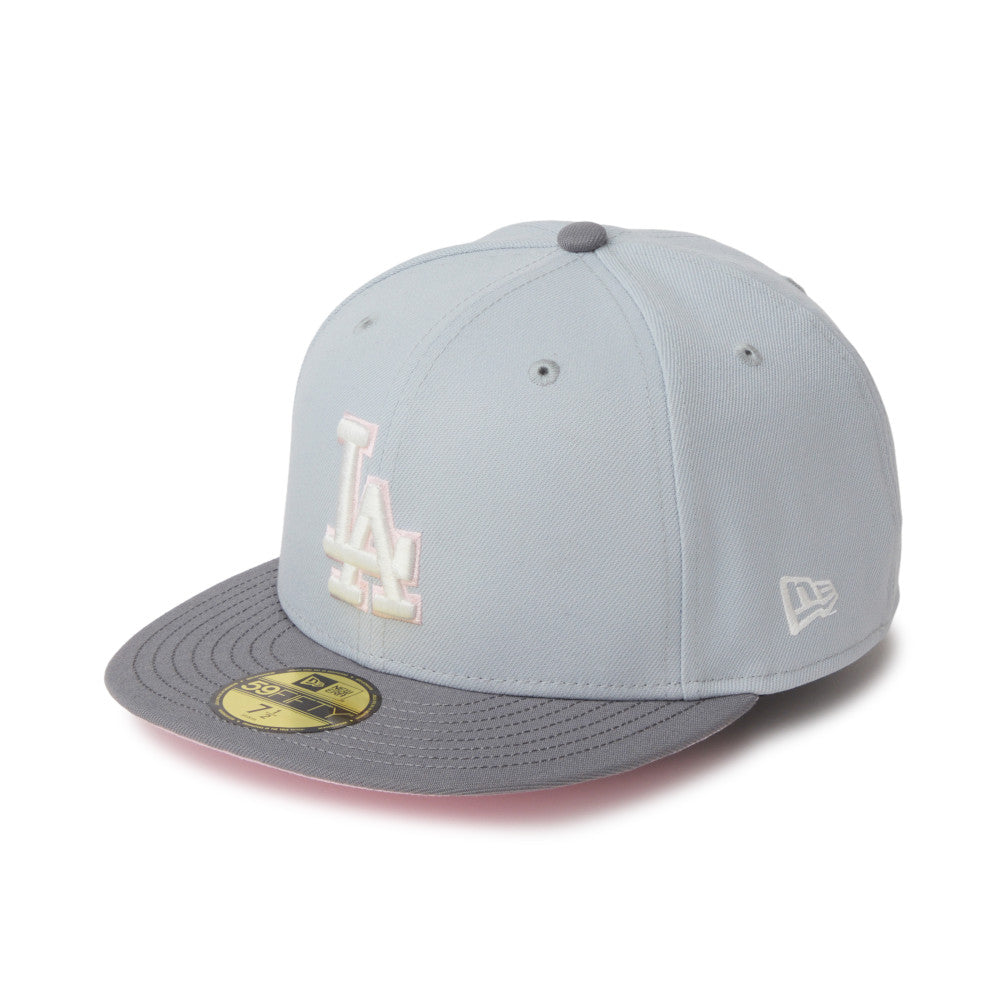 New Era LA Dodgers 59FIFTY キャップ THE CAP 59FIFTY Los Angeles Dodgers Sakura Nagashi Grey Fitted – New Era