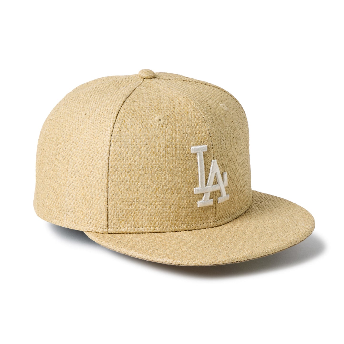 59FIFTY Los Angeles Dodgers Paper Straw Natural Fitted