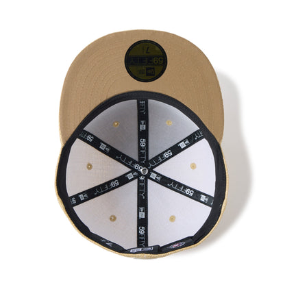59FIFTY Los Angeles Dodgers Paper Straw Natural Fitted