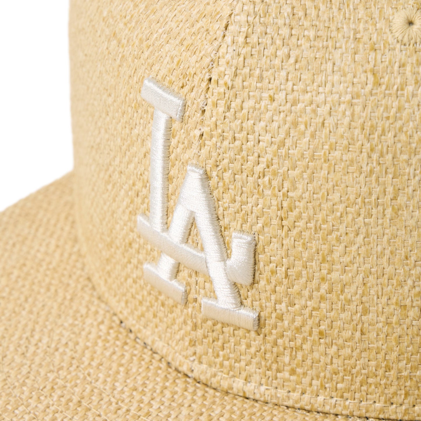 59FIFTY Los Angeles Dodgers Paper Straw Natural Fitted