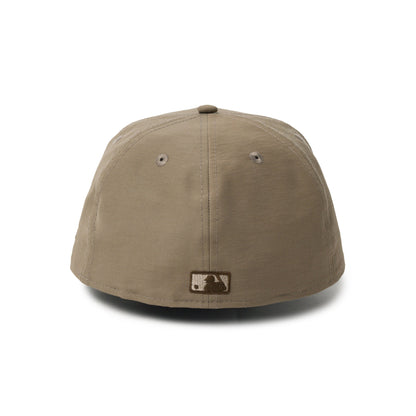 59FIFTY Los Angeles Dodgers Grosgrain 2-Tone Navy Visor Olive Fitted