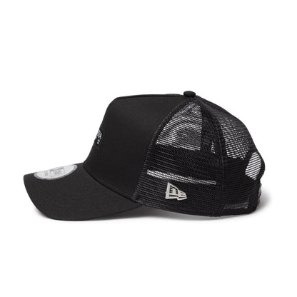 9FORTY A-Frame Trucker Metal Flag Black Silver Snapback