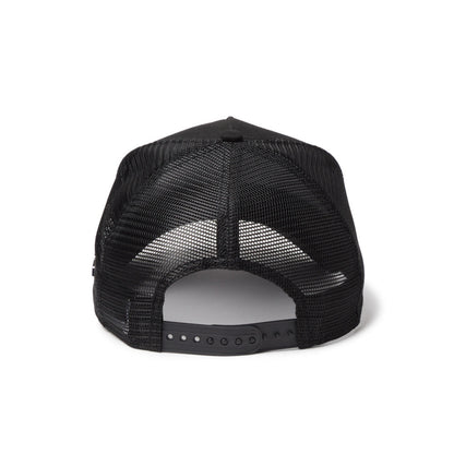 9FORTY A-Frame Trucker Metal Flag Black Silver Snapback