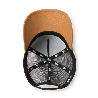 9FORTY A-Frame Trucker Duck Cork Patch 2-Tone Light Bronze Visor Black Snapback