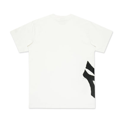 New York Yankees Spray Paint White Short Sleeve T-Shirt